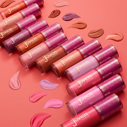 Juvia's Place Blushed Liquid Blush - CoralRose Dewy Tint Cheeks Makeup, Long Lasting Soft Creamy Natural Finish.