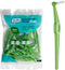 TEPE Interdental Brush Angle - Angled Dental Brush for Teeth Cleaning, Pack of 25, 0.8 mm, Large Gaps, Green, Size 5