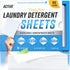 Laundry Detergent Sheets, Eco Washing Strips, 80 Loads, Liquidless Fresh Scented, Zero Waste Travel Sheets