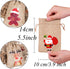 DERAYEE 36Pcs Christmas Jute Burlap Gift Bags, Small Craft Canvas Goodie Bags for Xmas Party Supplies