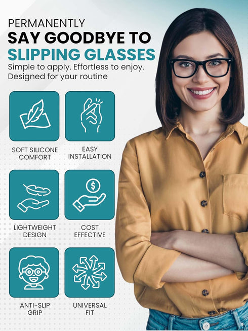 SPORTS WORLD VISION Glasses Nose Pads Premium Quality Soft Silicone A-Shape Nose Pads 15mm Screw-in Cushions