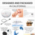 Tare&co UVC Ultraviolet Retainer Case - Compatible with Invisalign, Mouth Guard Case, Dental Braces Case Slim Battery