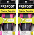 PROFOOT Orthotic Insoles for Plantar Fasciitis & Heel Pain, Women's 6-10, 2 Pair Gel Heel Shock Absorbing