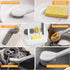 LivyChouance Set 7 Counter 1,Easy Dish Brush of with Holder for Scrubing Dishes Pots Pans Bowls Plates Bottles Sinks