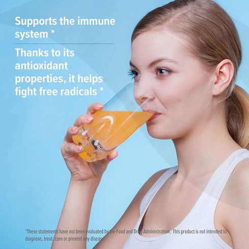 ORZAX Vitamin C 1000mg Supplement for Immune Support, Antioxidant Support, Orange Flavored, 20 Tablets