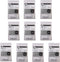 BodyMed TENS/EMS Unit, 4 Electrode Pads – Reusable Self-Adhesive 2 x 2 Inch Square Electrodes in Ten Packs