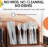 150 Pack White Plastic Cutlery Set, Heavy Duty Disposable Plastic Utensil Sets for Party Supplies