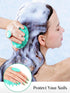 HEETA Scalp Massager Hair Growth 2-Pack, Soft Silicone Shampoo Brush for Dandruff Removal and Head Massage