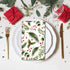 SMUAENSS 100 3-Ply PCS Christmas Paper Napkins, Berries Pine Guest Napkins, Greenery Christmas Bathroom Disposable Hand