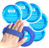 Samply Small Gel Ice Packs - 5 Pack Mini Round Cold Packs for Boo Boos, Toothaches, and Face Injuries with 2 Covers