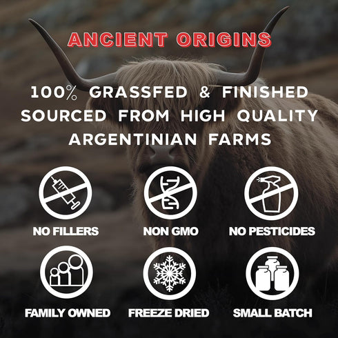 Ancient Origins Grass Fed Bone Marrow Supplement - 3060mg for Skin, Oral Health, and Joint Support, 180 Capsules