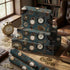 Joviwrap 17 Inches 16.4 Watch Wrapping Paper Roll, Mechanical, Gears Vintage Clock Print Gift Wrap Steampunk Vintage