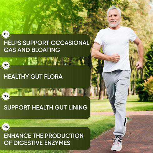 Complete Gut Health for Women and Men, Probiotic, Prebiotic, Postbiotic & Digestive Enzymes for Gut Support