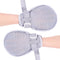 Restraint Gloves - 2Pcs, Hand Protective Gloves for Dementia Child, Control Mitts Safety Hand Glove (Small)