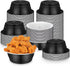 Gejoy 50 Pcs Plastic Bowls - 23 oz Disposable Snack Bowls for Salad, Dessert, Graduation, Wedding, Birthday