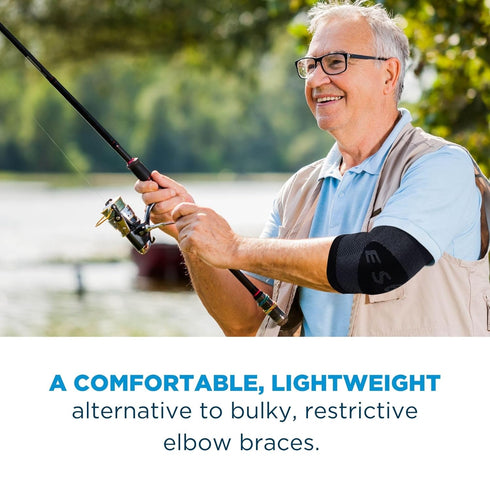 OrthoSleeve Tennis | Golfer's Elbow Brace for medial and lateral epicondylitis, tendonitis, and elbow pain