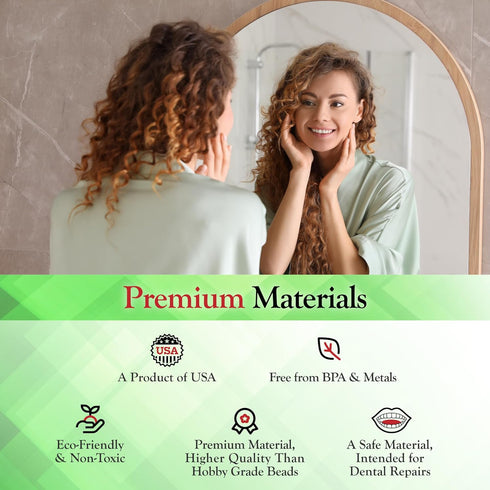 SmileFix Basic Dental Repair for Missing or Damaged Teeth - Fast & Easy Repairs - Durable Compound - Confident Smiles
