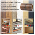 PACK (1, BOMEI Wood Grain Repair Tape,Self Adhesive Repair Patch for Furniture, Floors, Cabinets, Windows, Doors, RV