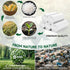 heihaily 100 Count 8 Strong Large Compostable Trash Bags - Gallon Outdoor Garbage Can Liners Unscented Thick Bulk Clear