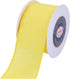 VATIN Linen Wired Ribbon, 2-1/2 Inch X 10 Yard Light Yellow Burlap Wired Ribbon for Gift Wrapping, Crafts