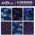 AnyDesign 12 Sheet Galaxy Wrapping Paper, Constellation Gift Wrap Paper Bulk for Birthday Baby Shower DIY Crafts