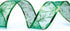 Christmas Wired Ribbon Set of 4: Red, Green, Gold, Silver/White Sheer Organza Glitter, 40 Yards Total, 10 Yards Each