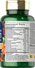 Nature's Fortune 120 20 Whole Food Multivitamin with Probiotics | Coated Caplets | Made with Fruits and Vegetables |