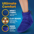 Microwaveable Booties and Feet Warmers - Deep-penetrating heat for relieving foot stiffness, sore muscles and joints