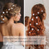 YISSION Mini Rhinestone Hair Pins, 20Pcs Cute Small Decorative Wedding & Bridal Barrettes