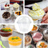 KKONHII 50 Pack 7oz Disposable Dessert Cups, Clear Plastic Cups with Lids, Mini Parfait Cups with No Holes Dome Lids