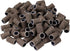 PANA 100 Pieces Nail Sanding Bands, Professional Nail Manicure for Acrylic Nails, 150 Grit, Brown