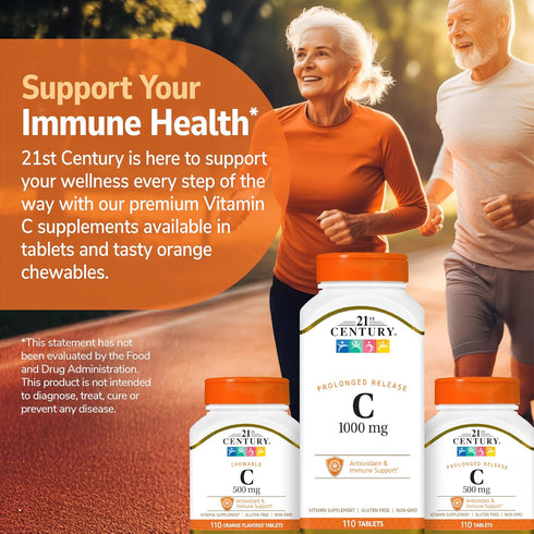 21st Century C 1000 mg Prolonged Release Tablets, 110 Count