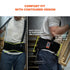 Ergodyne ProFlex 1600 Back Support Brace, Medium, Black, 9" Extended Support