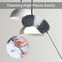 BOOMJOY Microfiber Duster, 100 Inches Extendable Pole, 2 Pack Washable Dusters for Cleaning Ceiling, Fan, Furniture