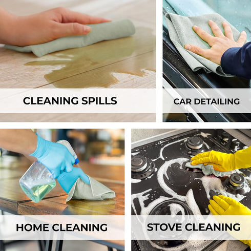 RW Rag Works 5 LB (16.57 12.28 5.67 inches)) Premium Ultra-Absorbent, Lint-Free Cotton Poly Rags Ideal for Garage