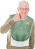 Waterproof Adult Bib with Crumb Catcher for Men and Women - Ideal for Elderly Care