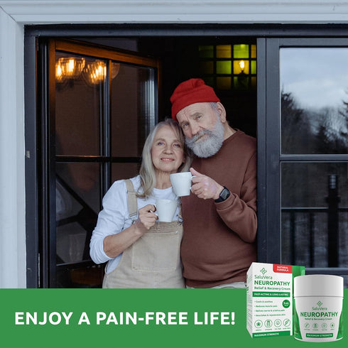 Neuropathy Pain Relief Cream - Maximum Strength Nerve Pain Reliever for Foot, Toes, Hands, Legs, 3oz