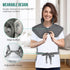 Snailax Heating Pad for Back Pain Relief - FSA HSA Eligible, Electric Large Heating Pad, Grey