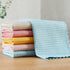 JOYMOOP Microfiber Cleaning Cloth, Reusable Absorbent Kitchen Dish Cloth, Waffle Weave 5 Pack, Mixed Color