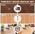 Wood Furniture Repair Kit 15Pcs - 6 Colors Wood Filler for Hardwood, Laminate, Vinyl Floor Repair