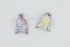 Wudygirl 100pcs Drawstring Organza Bags, 3.54x4.7 inches, White Coralline Pattern for Jewelry, Candy, Wedding Favors