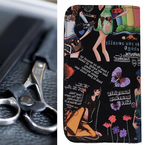 Waterproof Hair Stylist Scissors Holder Pouch Case, Storage Bag for Hairdressing Tools, Barber Scissors Organizer