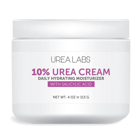 Urea Cream 10% Skin Care Moisturizer with Salicylic Acid, Aloe Vera Gel, Jojoba Oil, 150ml