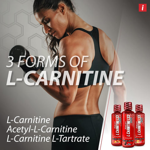 iSatori L-Carnitine LS3 1500, Liquid L-Carnitine, Stimulant Free Energy, Mixed Berry