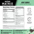 Syntrax Nutrition Matrix Protein Powder - Sustained-Release Protein Blend with Real Cookie Pieces, Mint Cookie, 2 lbs