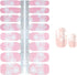 WOKOTO 5 Sheets Self-Adhesive Nail Art Polish Stickers with 1Pc Nail File