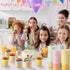 Ninehaoou 200 Summer (6 oz) Pcs Ice Cream Cups Bulk Paper Disposable Dessert Bowls Ice Cream Bowls Paper Dessert Cups
