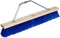 Weiler 44590 24" Block Size, Hardwood Block with Stiff Blue Polypropylene Fill for Contractor Coarse Sweeping Broom
