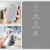 Pack 6 Kitchen Dish Cleaning Sponges - of | Non-Scratch & Fast-Drying | Reusable Scrubbers for Kitchen & Household Use
