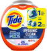 Tide Hygienic Clean Heavy Duty 10x Power PODS, Original, 25 Count, For Visible and Invisible Dirt